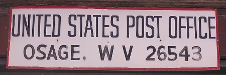 US Post Office Osage, West Virginia