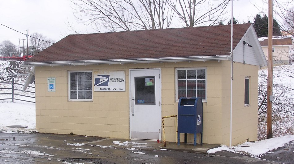 US Post Office Pentress, West Virginia
