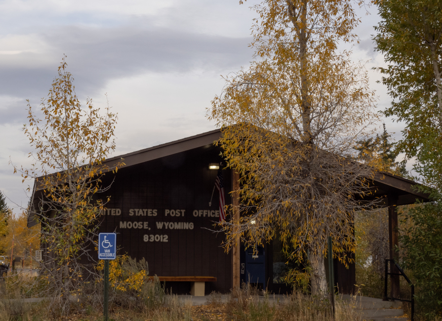 US Post Office Moose, Wyoming