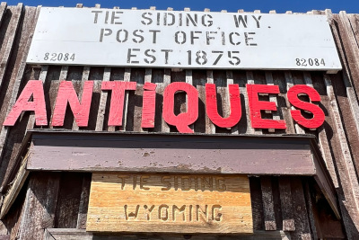 US Post Office Tie Siding, Wyoming