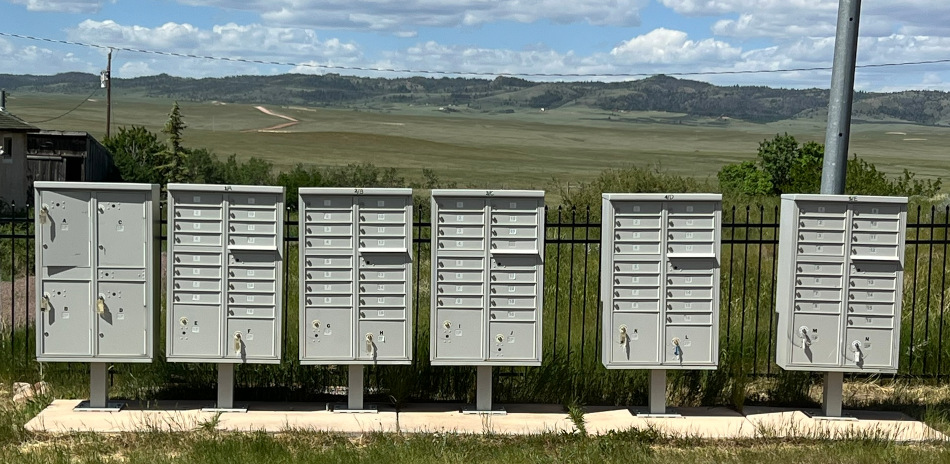 US Post Office Tie Siding, Wyoming