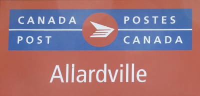 US Post Office Allardville, Canada