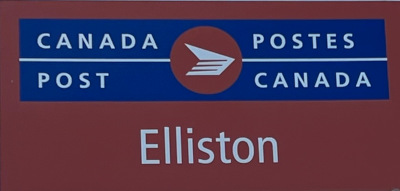 US Post Office Elliston, Canada