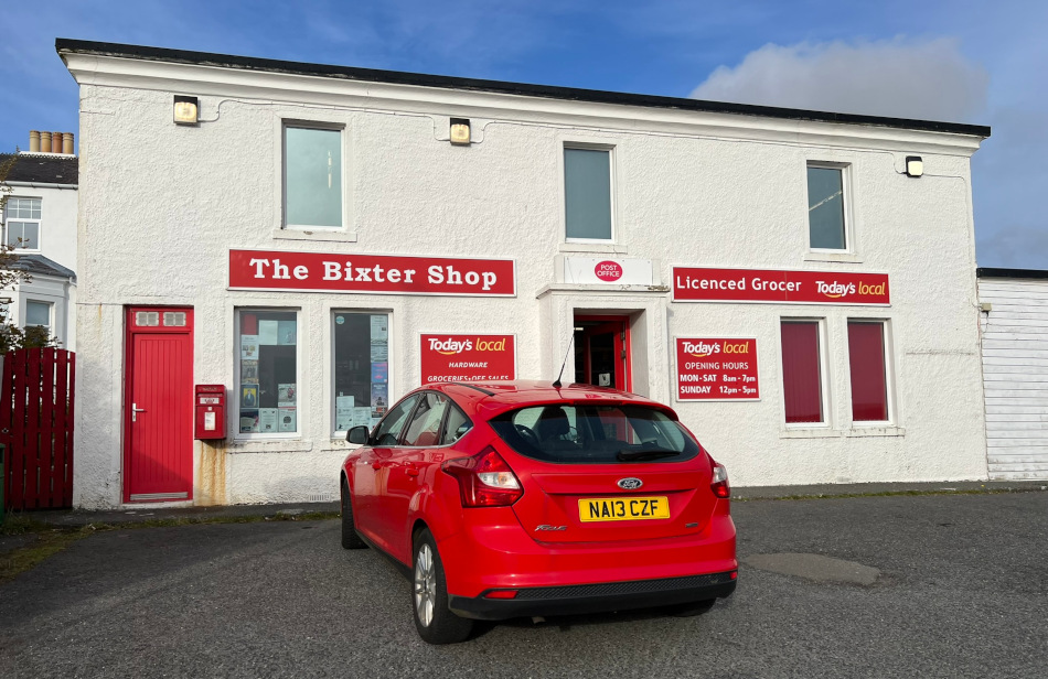 US Post Office Bixter, Scotland
