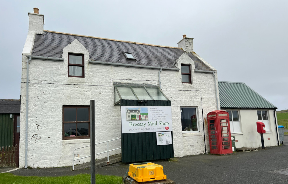 US Post Office Bressay, Scotland